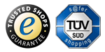 Logo Trusteds Shops und TÜV Safer Shopping